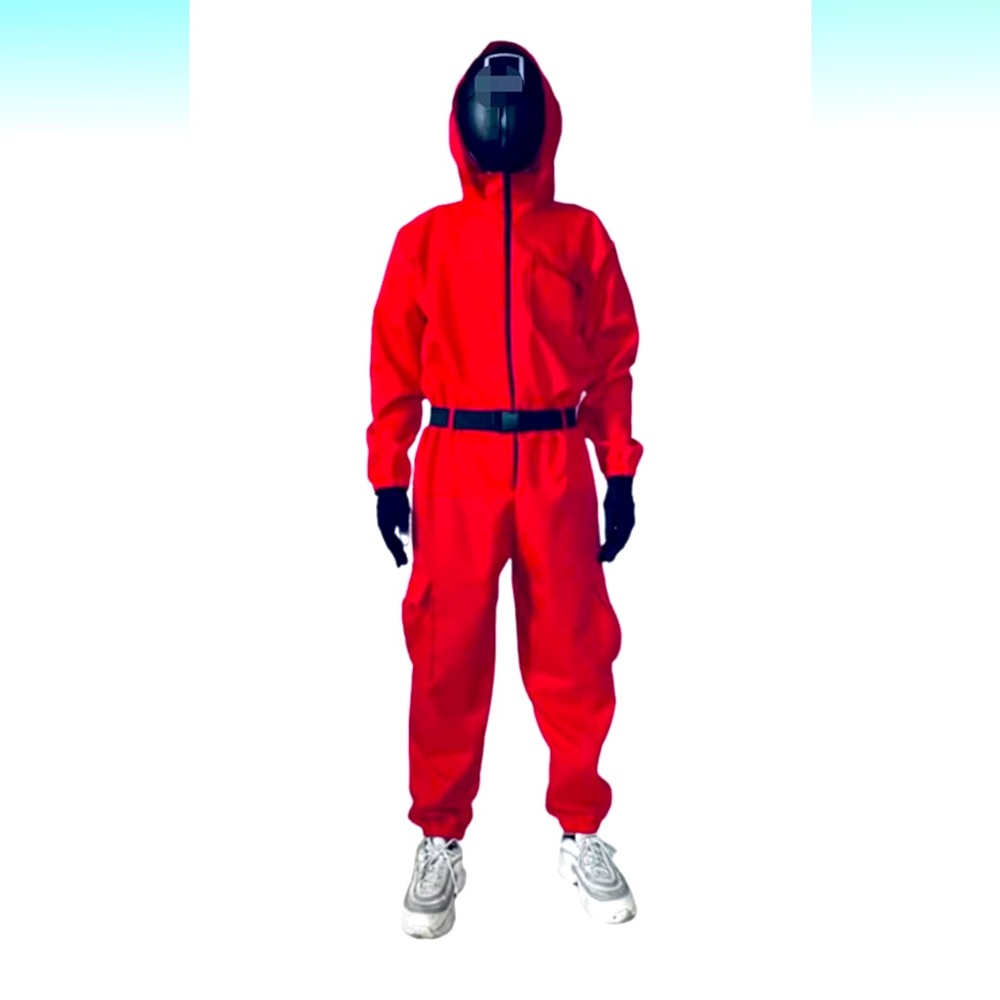 Squid Game Cosplay Jumpsuit & Mask